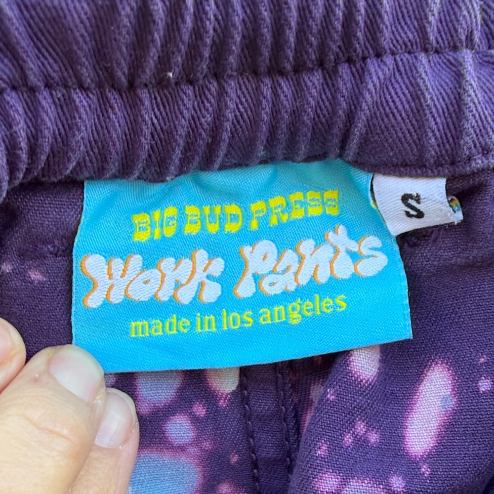 Big Bud Press Splatter Dyed Work Pants Small - Picture 2 of 7